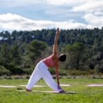 Yoga - Pose Front of Garden